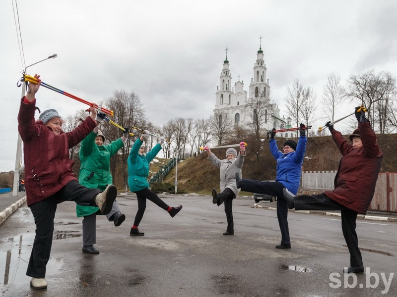 "Say yes to Nordic walking." The history of the 79-year-old woman from Polotsk 